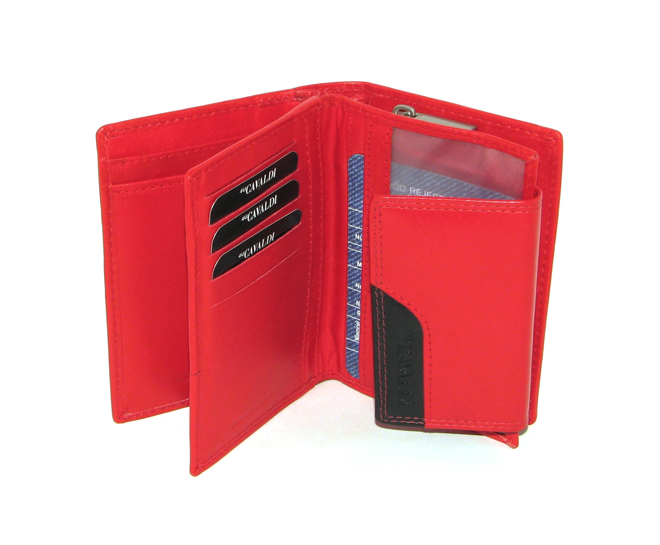 Кошелек женский Cavaldi RD-01-CMN RED-BLK Кошелек женский Cavaldi RD-01-CMN RED-BLK